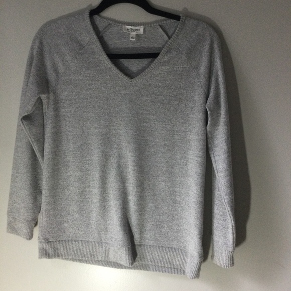 Haven well within grey v neck top size p - Picture 1 of 6